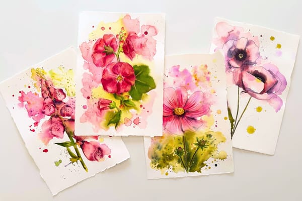Warum ich Blumen male und liebe